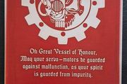 WARHAMMER 40K, vintage style metal sign .