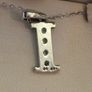 Brand New Sterling Silver Necklace With Initial / Letter I Pendant Image 3