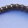 Vintage Square Box Link 9ct Rose Gold 375 Necklace L-17" - 7,27g Image 7