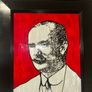 James Connolly Framed Glass Painting - 1916 Irish History Art Image 2