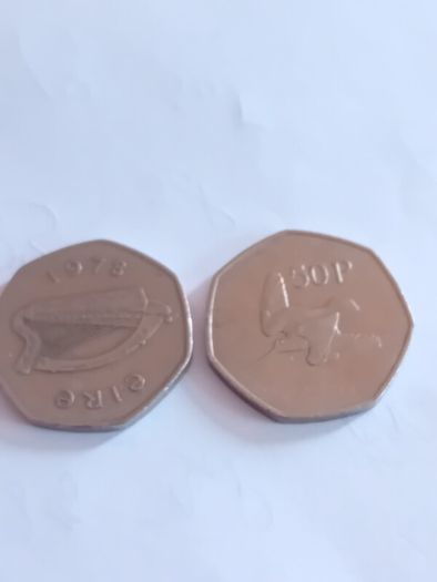 Irish Decimal 50p Coins
