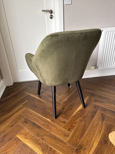 Armchair Accent Chair Green Velvet