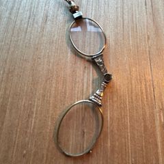 Antique Lorgnette Pince Nez Folding Spectacles