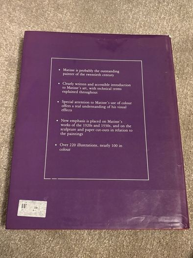 collectible art book of Matisse by Nicholas Watkins 1984