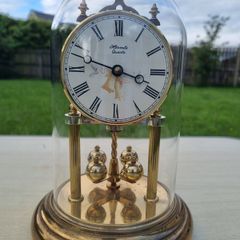 Classic German quartz annual clock by Hermle