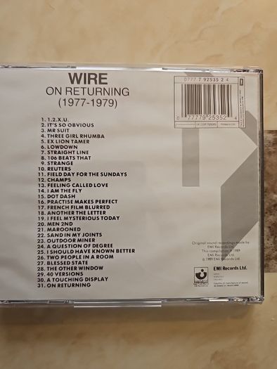 Wire CD - On Returning (1977-1979)