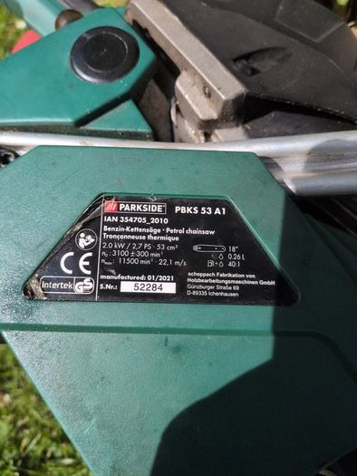 Parkside chainsaw