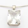 Clear Quartz 925 Silver Necklace Image 2