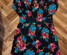 Atmosphere Mid-2000s Floral Mini Dress - Size 12 - 100% Viscose Y2K/00s Atmosphere Floral Dress