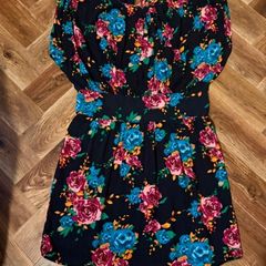 Atmosphere Mid-2000s Floral Mini Dress - Size 12 - 100% Viscose Y2K/00s Atmosphere Floral Dress