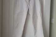 White Crop Trousers