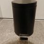 Black Pedal Bin with Removable Inner Bucket Image 2