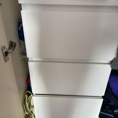 IKEA MALM Chest of 3 Drawers - White (40x78cm)