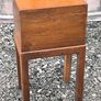 Antique Edwardian / 1920s Wooden Sewing Work Box on Stand Image 10