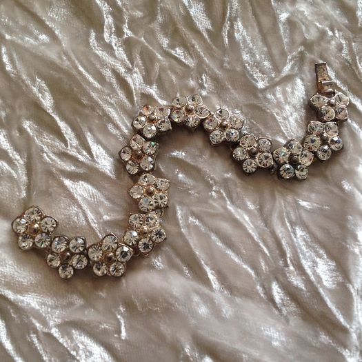 Vintage Diamonte Bracelet