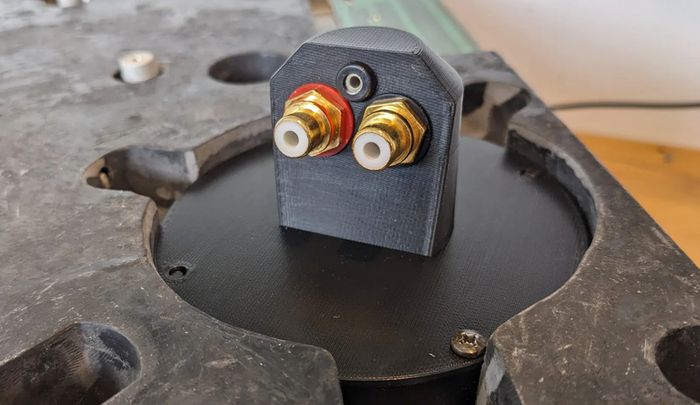 Technics SL-1200 1210 MK2 MK5 Detachable RCA Socket & Power Connector Mod Kit