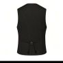 Men Slim 3 Pieces Set Business Networking Formal Tuxedo Prom Suit Male Groom Wedding Blazers Dress Jacket Coat Pants Vest Image 5