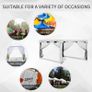 4 m x 3 m Gazebo Party Tent - Outdoor Canopy Garden Sun Shade with Mesh Sidewalls, White Image 3