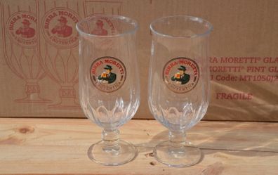 Moretti Pint Glasses