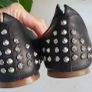 Alexander McQueen Black Leather Studded Pointed Flats Sz 40 (Fit 7UK) - Rrp 375 (New) Image 10