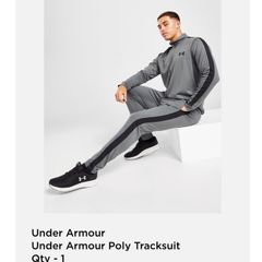 Under Armour grey tracksuit (large)