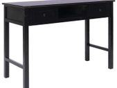 Writing Desk Black 110x45x76 cm Wood