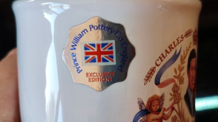Vintage Souvenir mug to celebrate the birth of Prince William