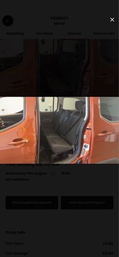 Peugeot Rifter taxi spec WAV, 6 seater LWB