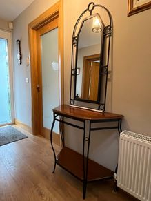 Hall table and mirror