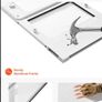 Window Cat Flap with Magnetic Self-Closing Door 4 Way Locking Aluminium Frame Image 3