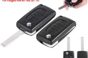 Blank Replacement Fob Shell Case Remote Car Key Fob For Peugeot 407 406 408 307 107 207