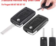 Blank Replacement Fob Shell Case Remote Car Key Fob For Peugeot 407 406 408 307 107 207
