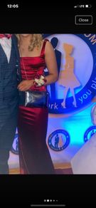Red debs dress