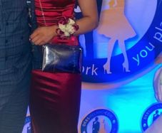 Red debs dress