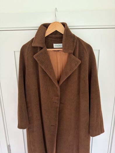 Vintage Irish designer Henry White ladies Size 14 Pure Wool  coat