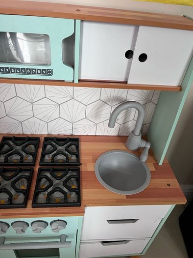 Kidcraft wooden kitchen