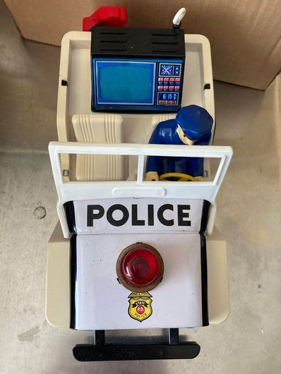 Jeep Radar Police  Tin Toy battery Operated by TN