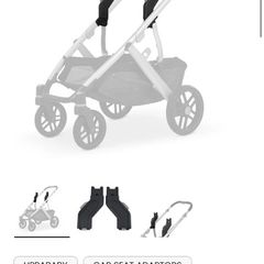 UPPAbaby Vista V2 Upper Adaptors For Toddler Seat