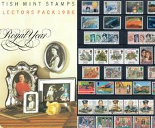 1986 Great Britain British Commemorative Stamps Year Pack Mint Never Hinged (MNH)