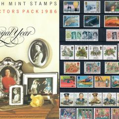 1986 Great Britain British Commemorative Stamps Year Pack Mint Never Hinged (MNH)