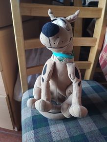 Vintage Jumping Scooby Doo Bouncing Tail Battery Operated Toy Warner Bros Retro
