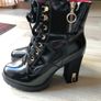 Black heeled Boots for women, size 39 EUR Image 6
