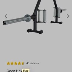 BLKBOX Hex bar, Hex dumbells and barbel plates