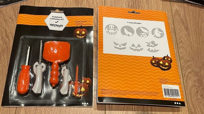 10x Pumpkin carving kits for kids  Halloween party
