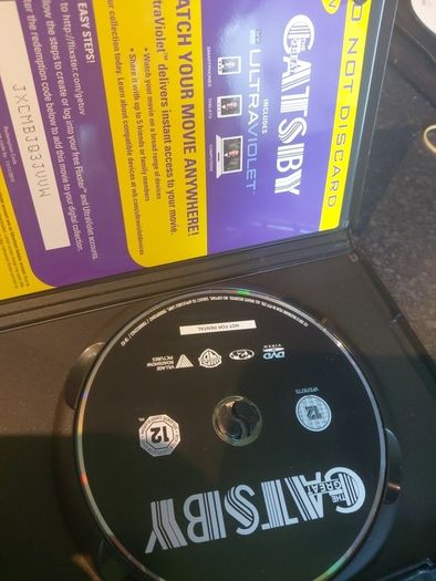 the great Gatsby DVD