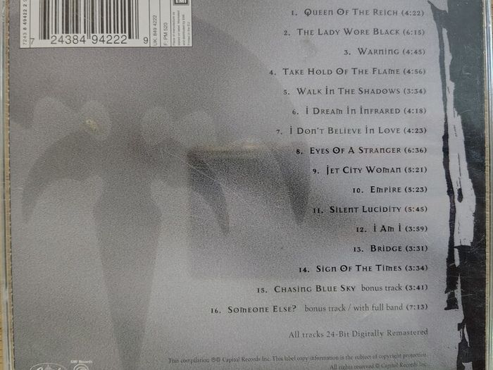 Queensryche - Greatest Hits CD (2000) US Heavy Metal EX+