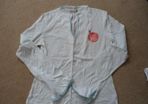 Cotton top with loose sleeves