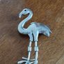Large flamingo brooch. Image 5