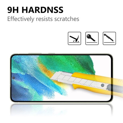 For Samsung Galaxy S21 FE 5G Tempered Glass 9D Curved Protector Full Coverage - FHT24SMTG