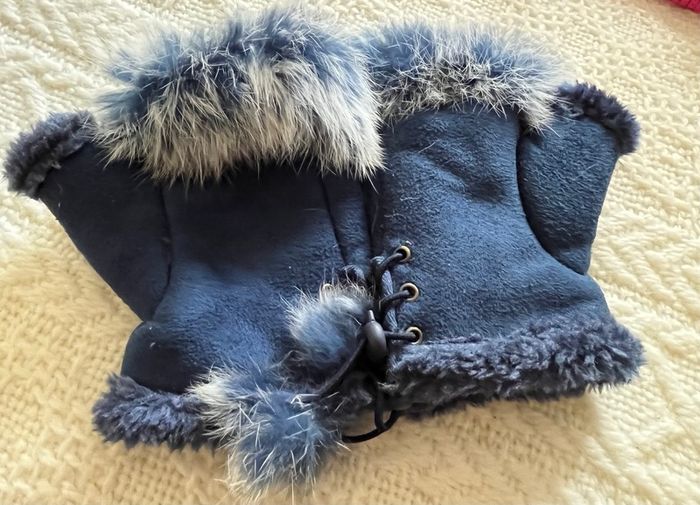 Fur Fingerless Gloves / Mittens